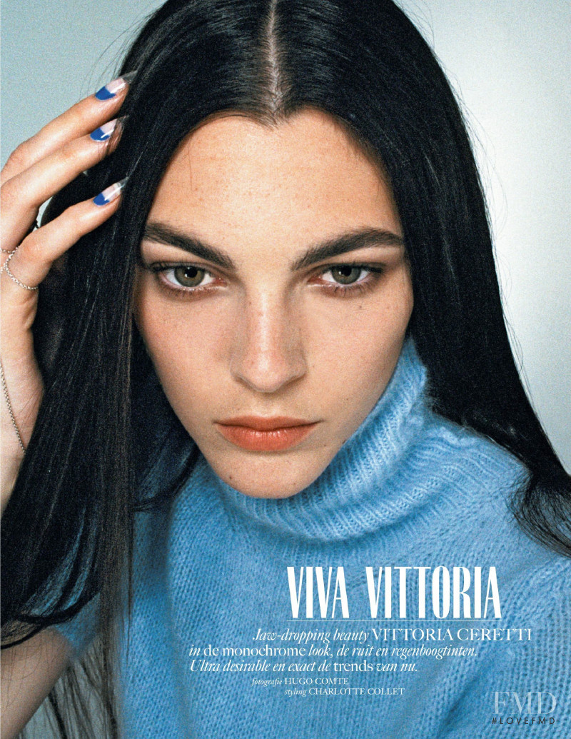 Vittoria Ceretti featured in Viva Vittoria, September 2019