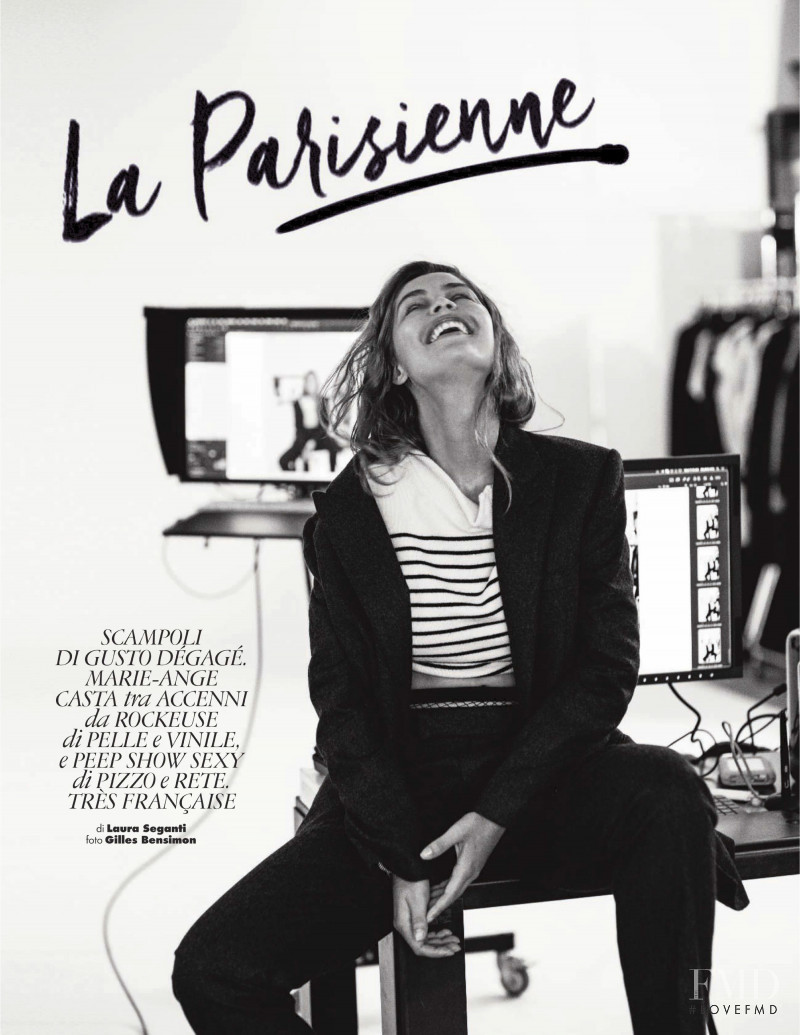 Andreea Diaconu featured in La Parisienne, September 2019