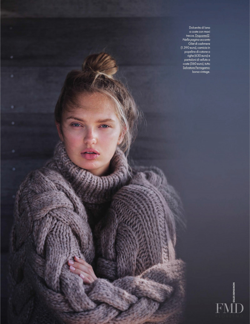 Romee Strijd featured in American Way, September 2019