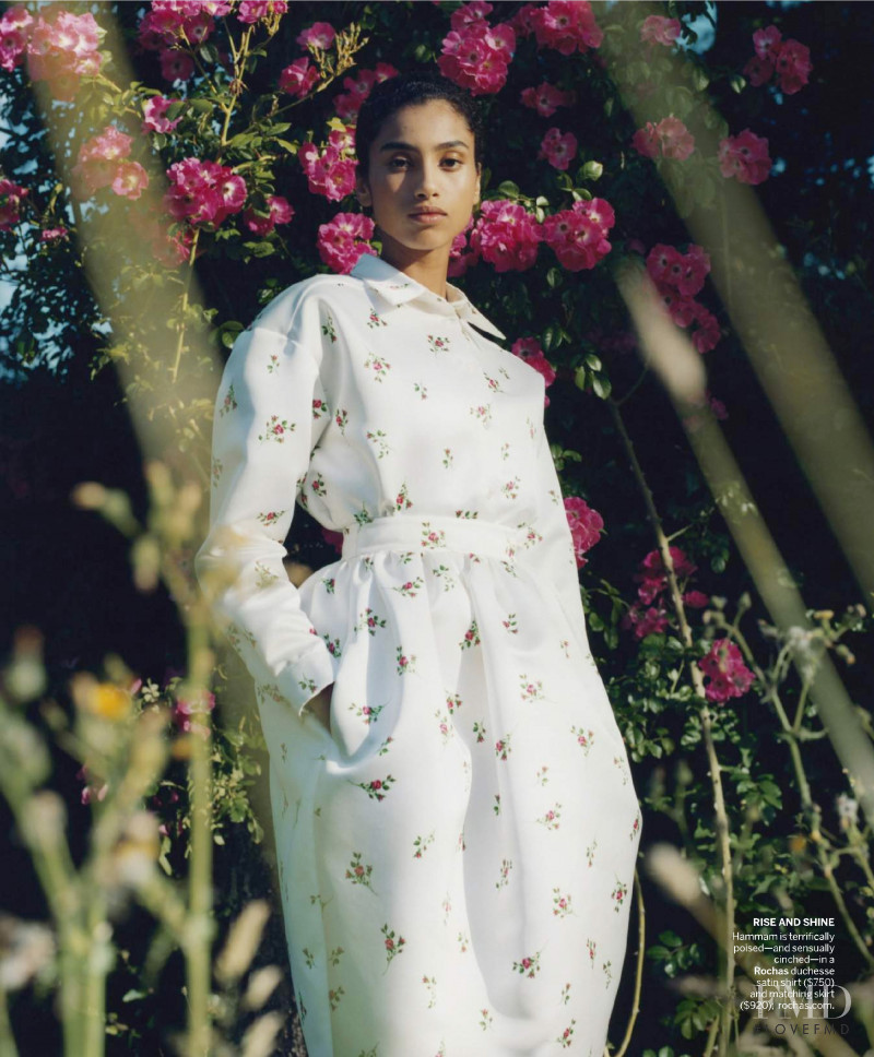 Imaan Hammam featured in Blooming Anew, September 2019