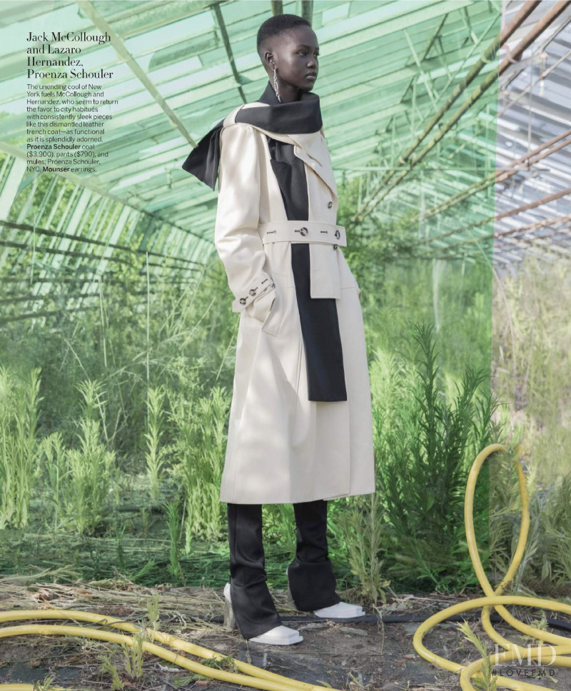 Adut Akech Bior featured in Forward Thinking, September 2019