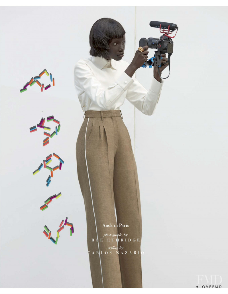 Anok Yai featured in Anok in Paris, August 2019