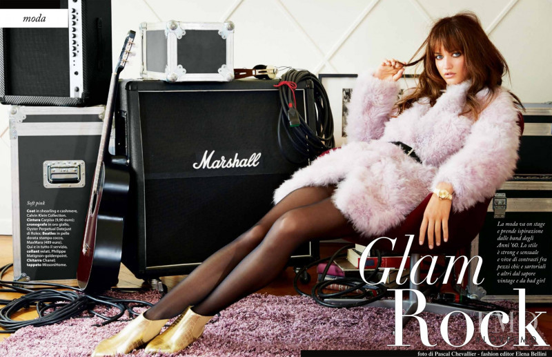 Beatrice Brusco featured in Glam Rock, September 2014