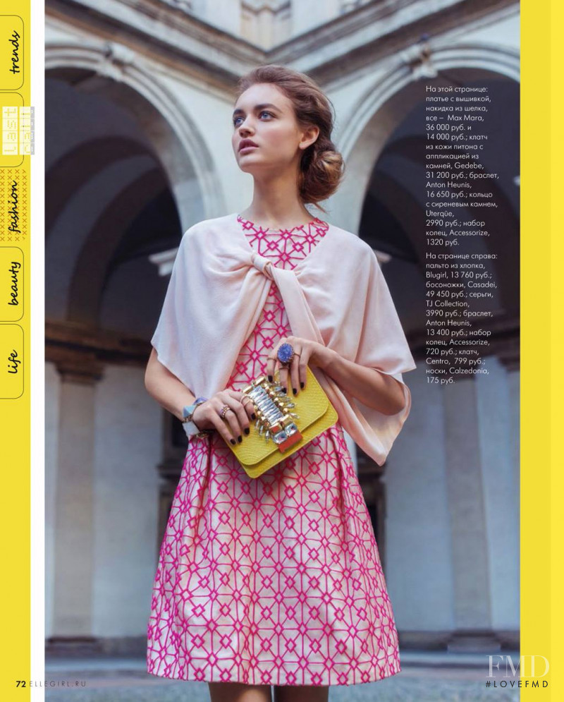 Beatrice Brusco featured in Ragazza Occhi Cielo, May 2014