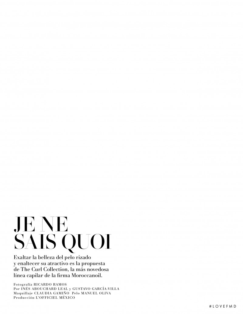 Je Ne Sais Quoi, June 2017