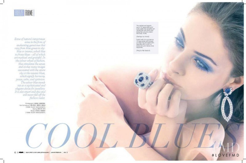 Nicole Meyer featured in Cool Blues, January 2012