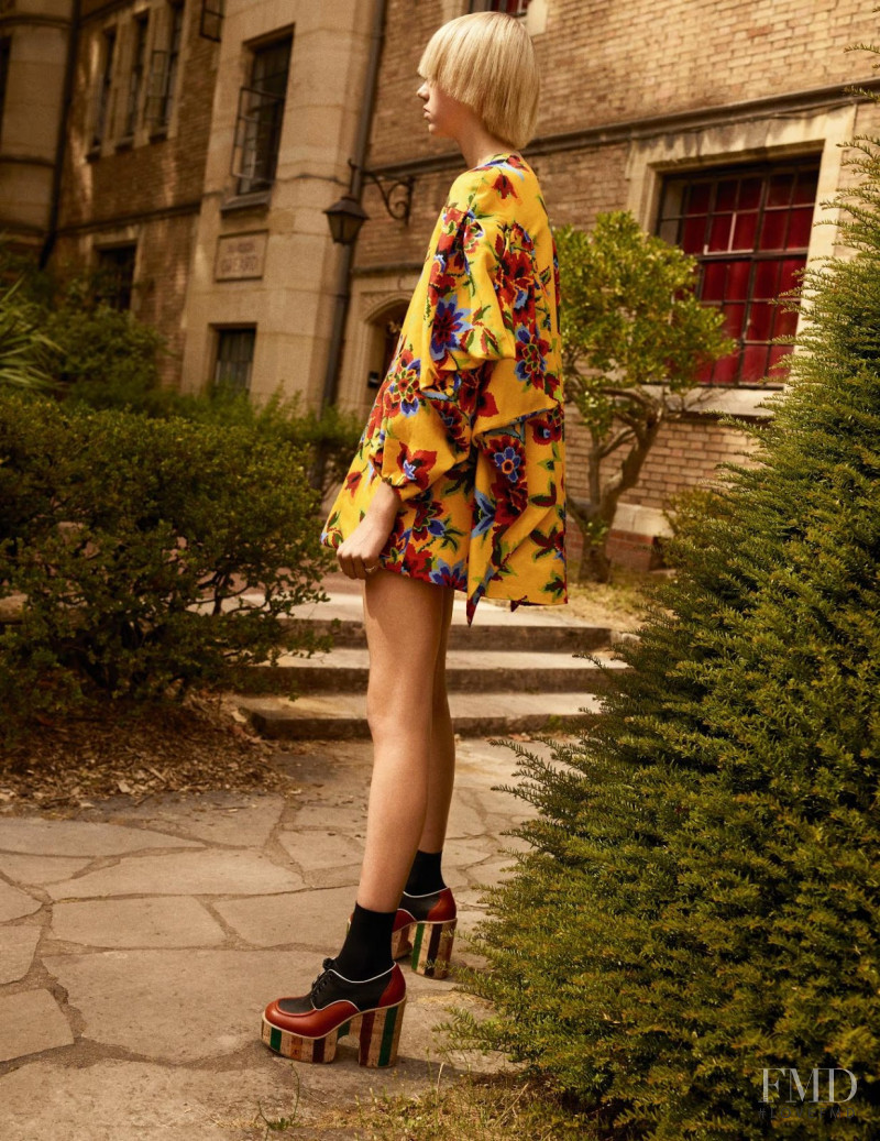 Bente Oort featured in Attitude, October 2019