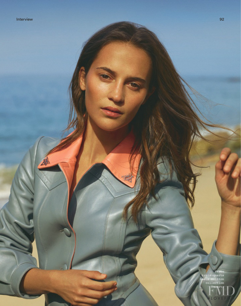 Alicia Vikander, November 2019