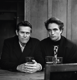 Robert Pattinson and Willem Dafoe