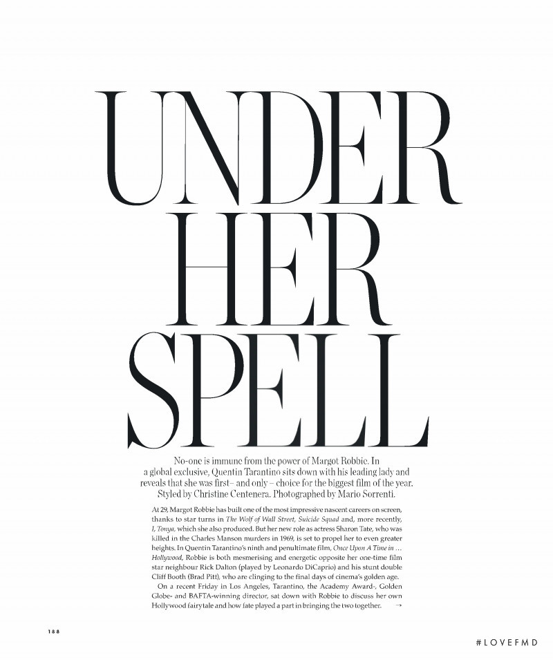 Under Her Spell, September 2019