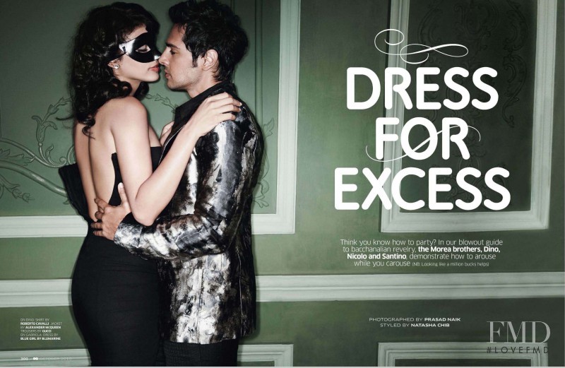 Nicole Meyer featured in Dress For Excess, October 2010