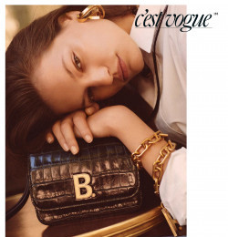Paris fetiche in Vogue Paris with Faretta Radic wearing Louis  Vuitton,Balenciaga,Chloe - Fashion Editorial | Magazines | The FMD