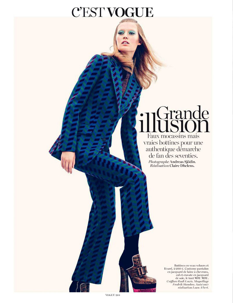 Toni Garrn featured in C\'Est Vogue, October 2012