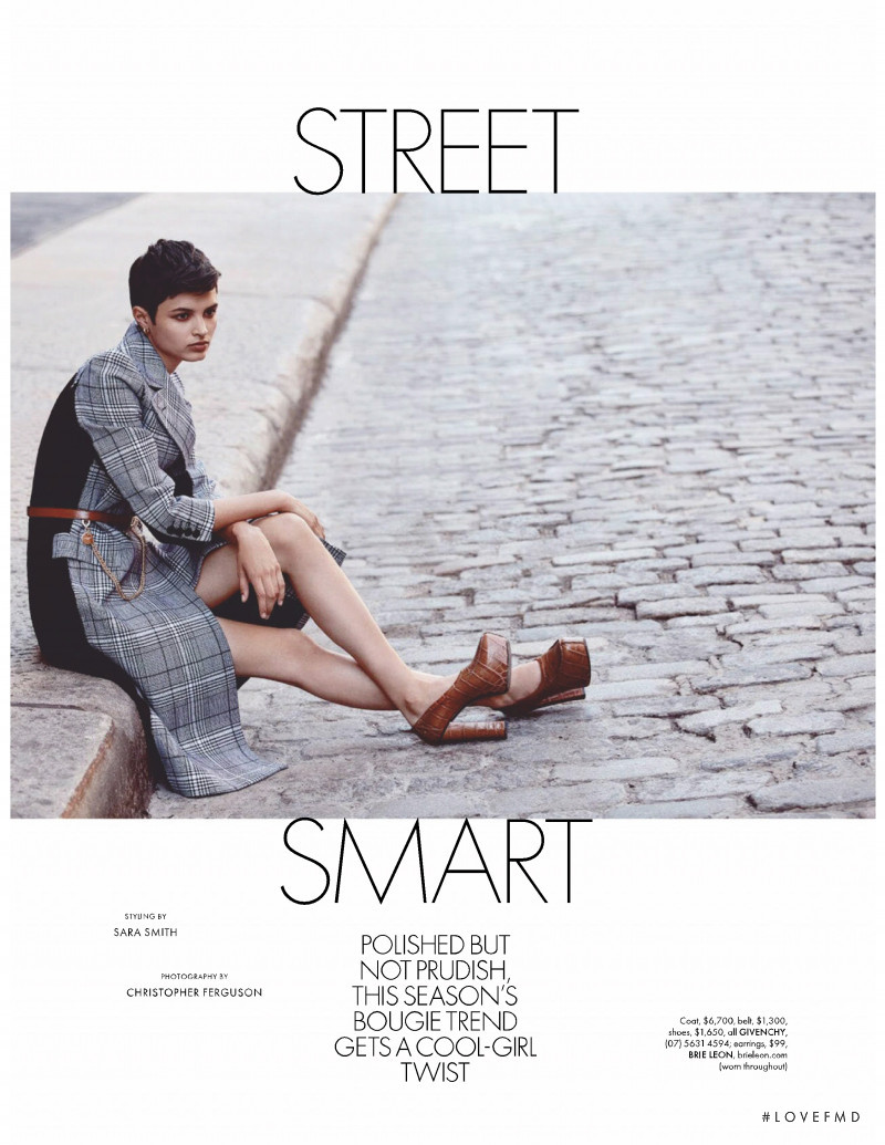 Isabella Emmack featured in Street Smart, October 2019