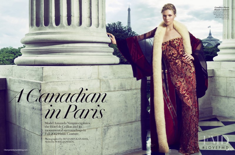 Amanda Nimmo featured in A Canadian In Paris, November 2012