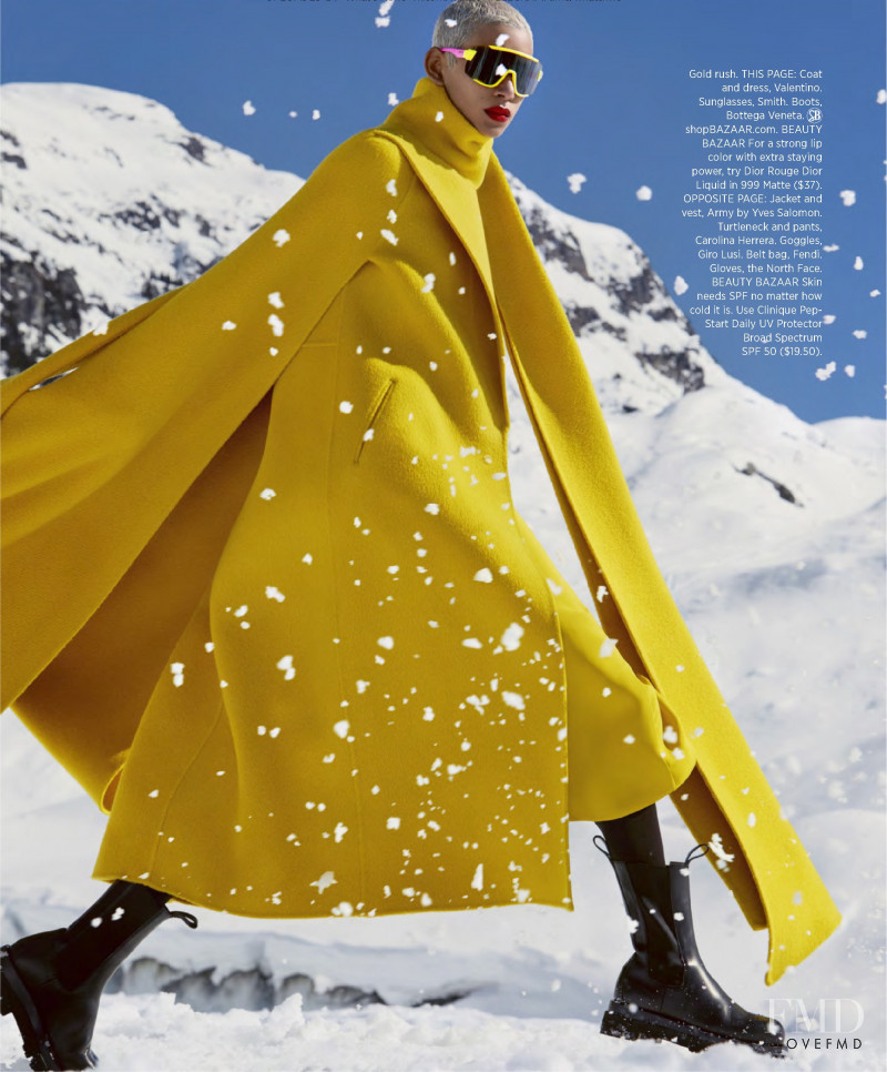 Janiece Dilone featured in The Best New Outerwear, October 2019