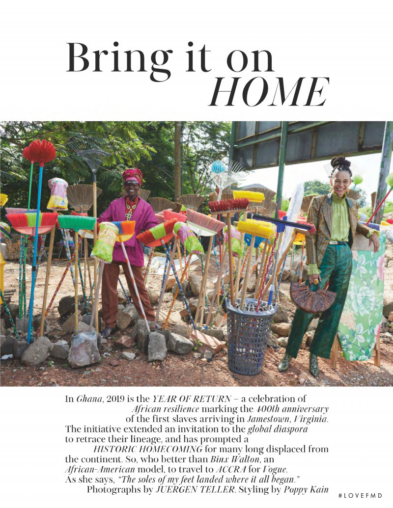 Binx Walton featured in Bring It On Home, October 2019