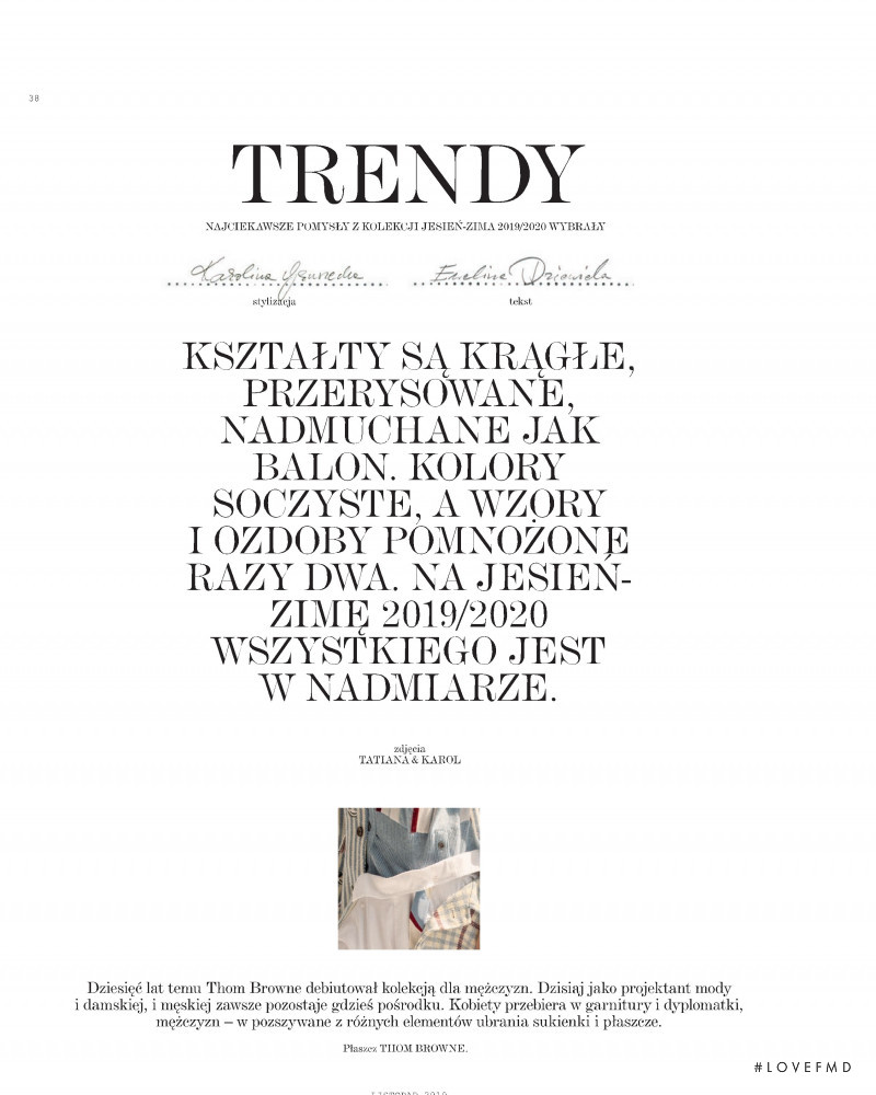 Trendy, November 2019