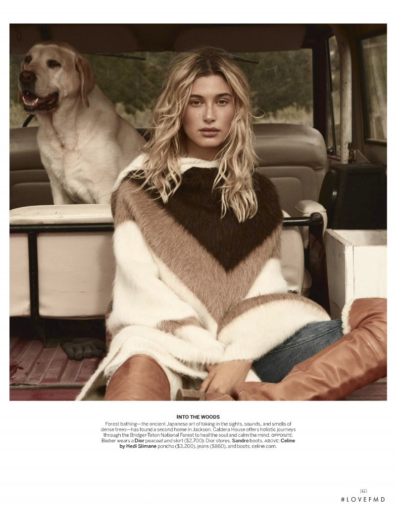 Hailey Baldwin Bieber featured in Big Country, October 2019