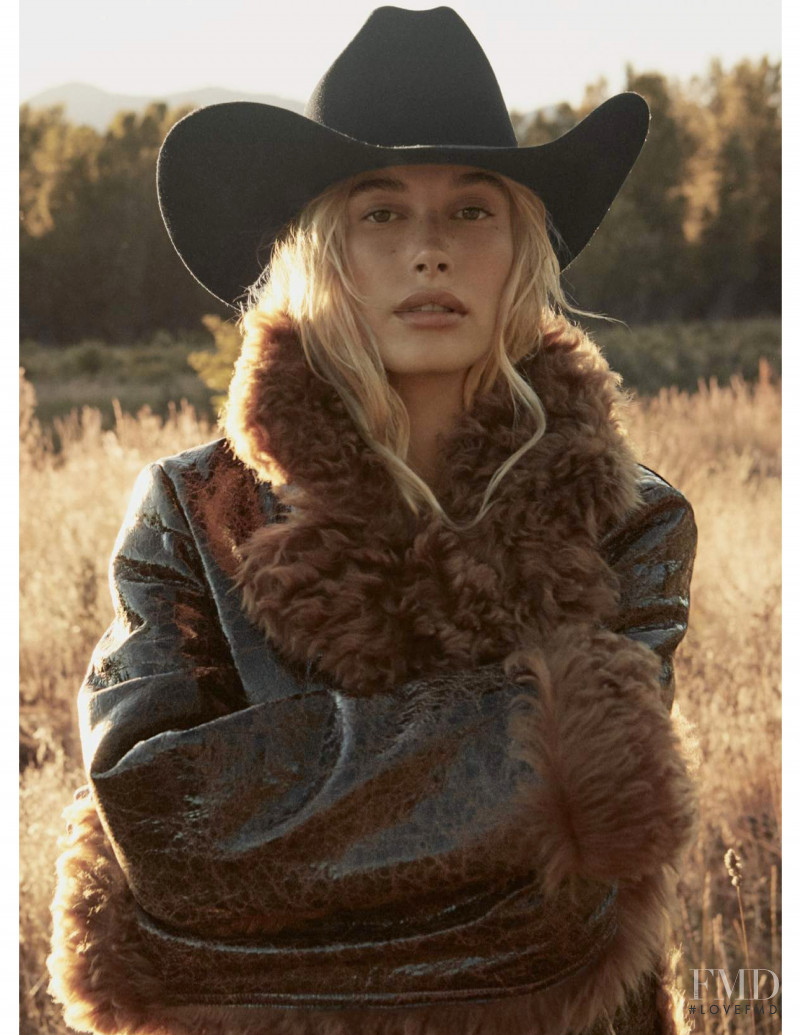 Hailey Baldwin Bieber featured in Big Country, October 2019