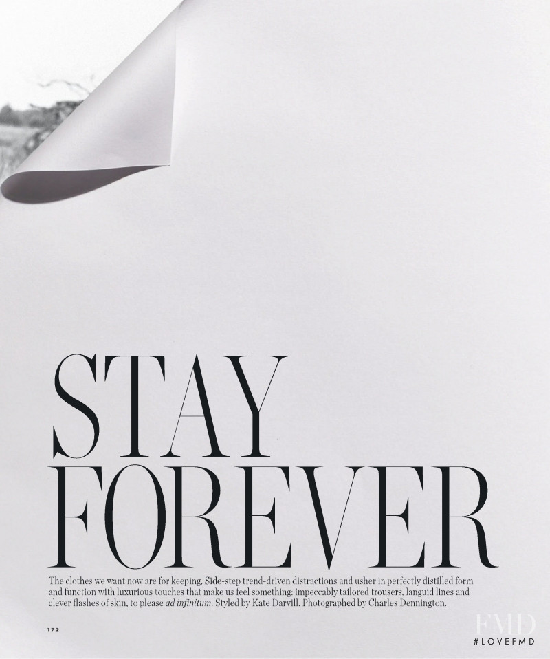 Stay Forever, October 2019