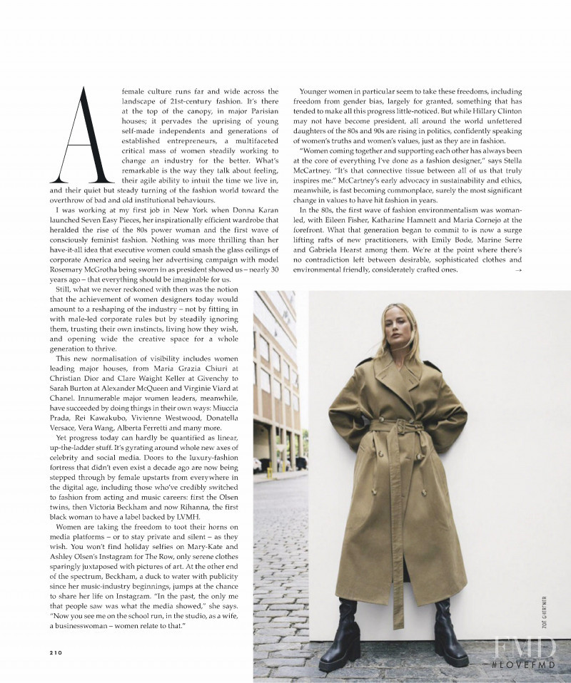 Amber Valletta featured in Leading Lights, October 2019