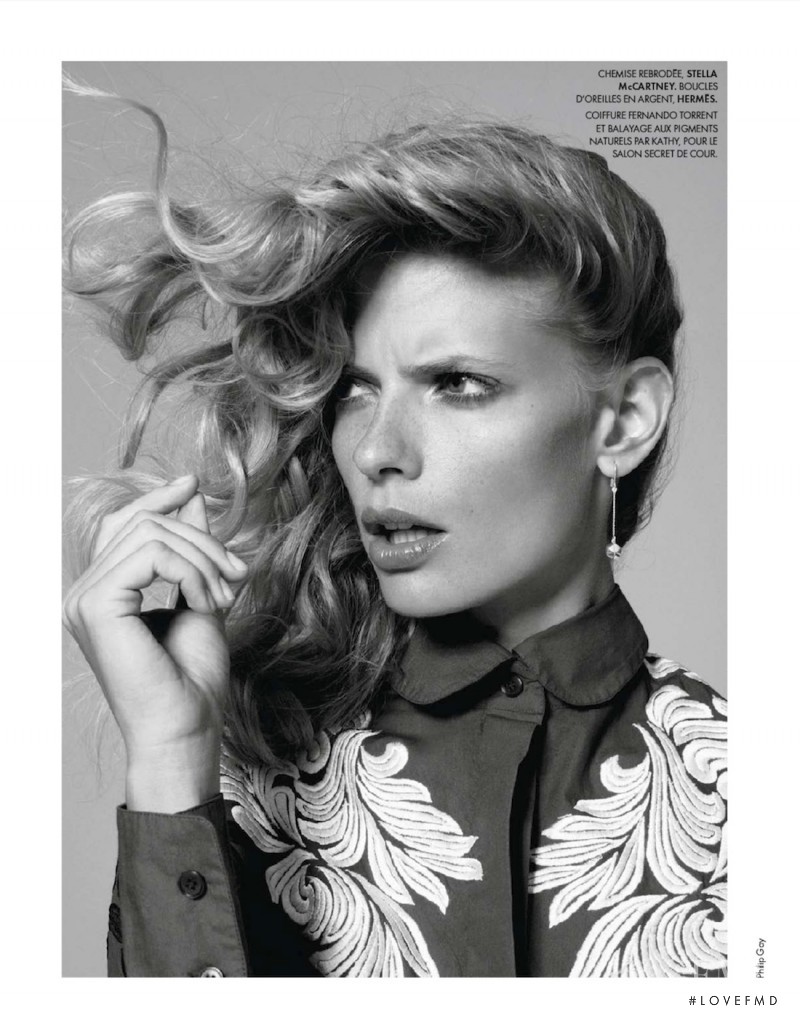 Julia Stegner featured in Ainsi Soit Style, October 2012