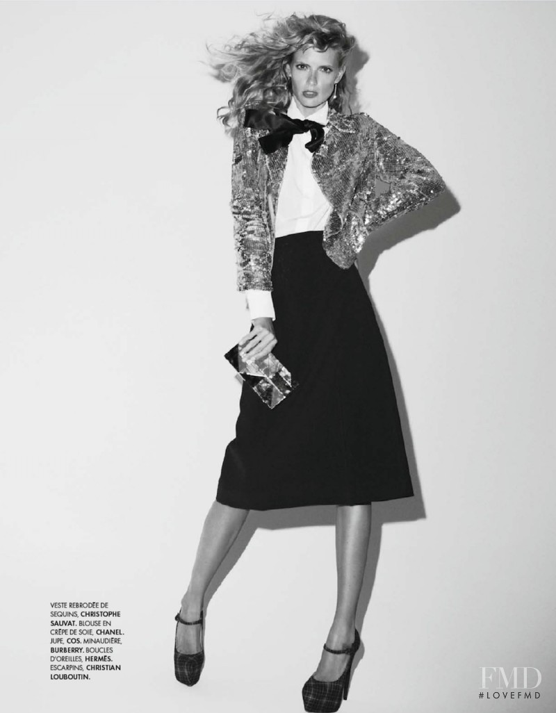 Julia Stegner featured in Ainsi Soit Style, October 2012