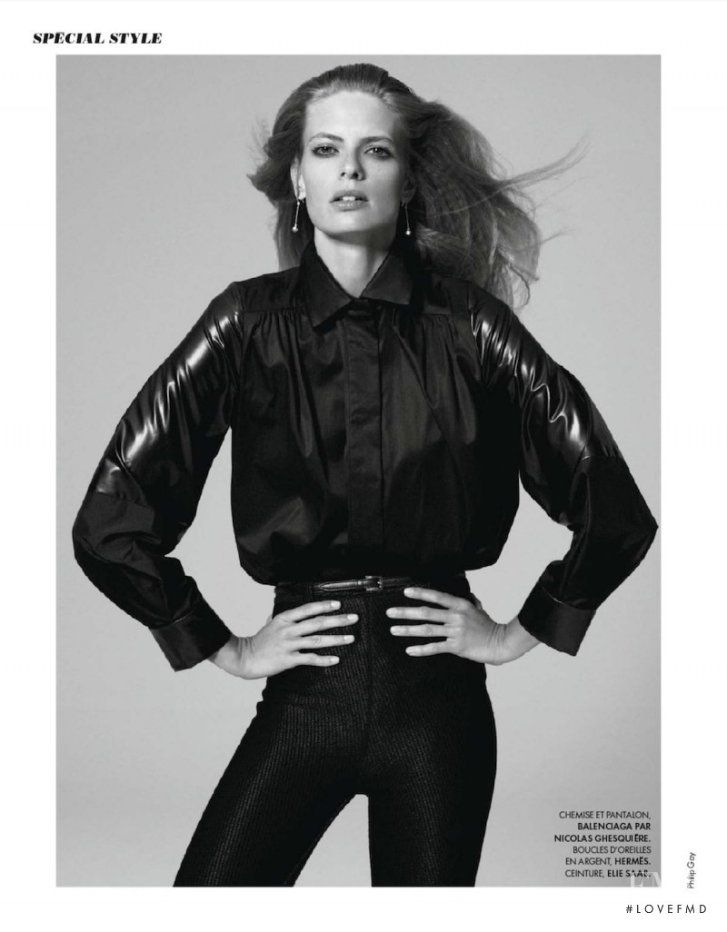 Julia Stegner featured in Ainsi Soit Style, October 2012