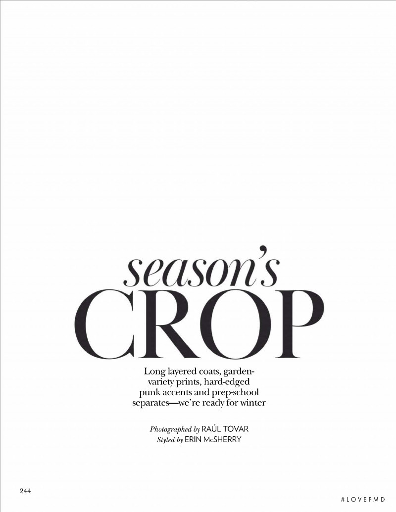 Season\'s Crop, September 2019
