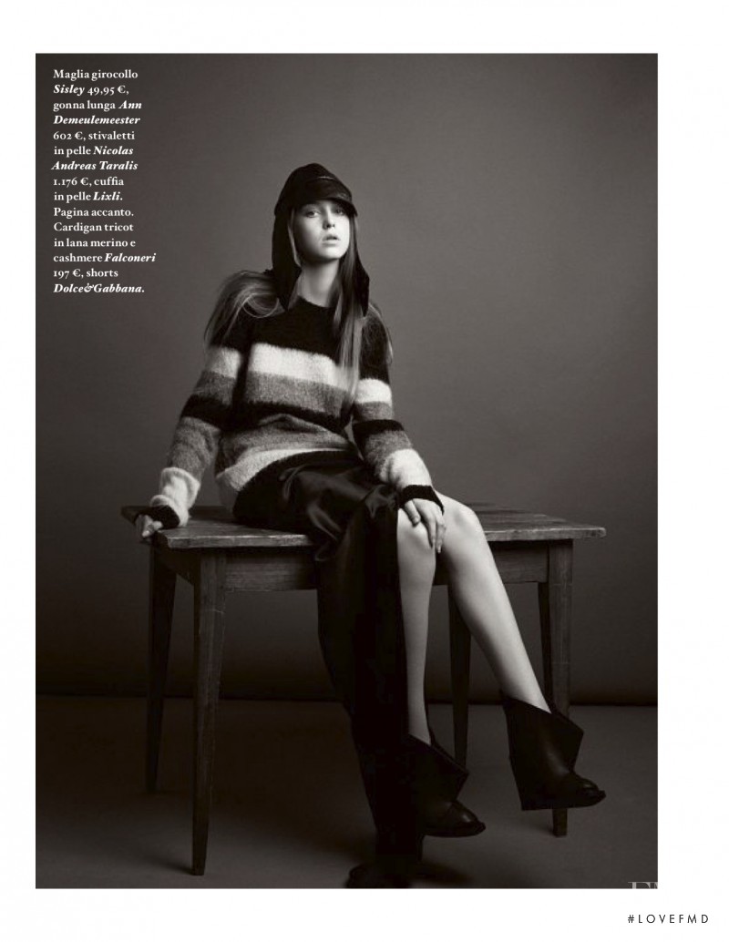 Jemma Baines featured in Previsto Caldo, October 2012