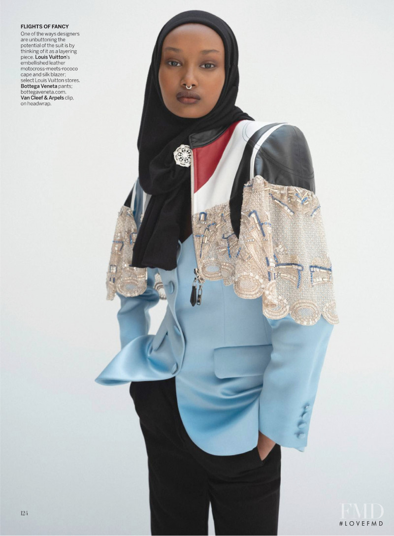 Ugbad Abdi featured in Suiting Yourself, November 2019