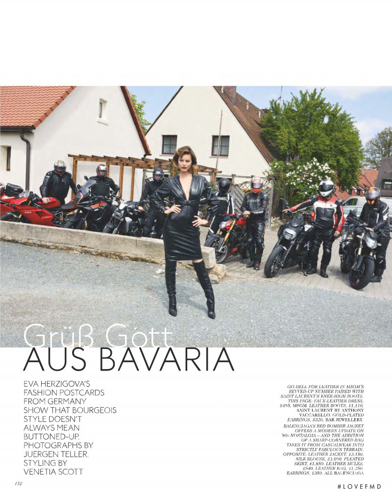 Eva Herzigova featured in Grüß Gott aus Bavaria, November 2019