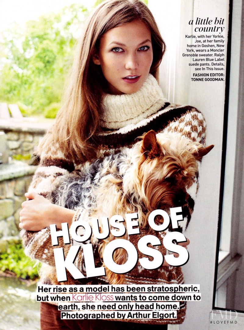 Karlie Kloss featured in House Of Kloss, November 2012