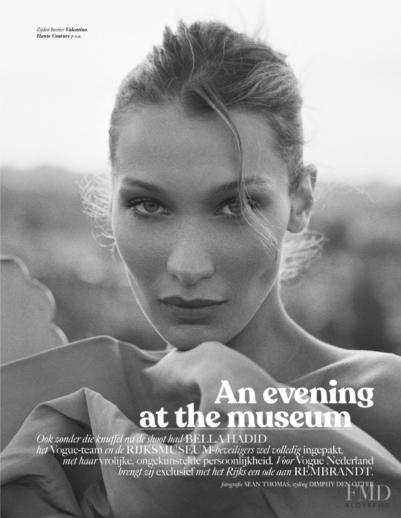 Bella Hadid featured in An evening at the museum, November 2019