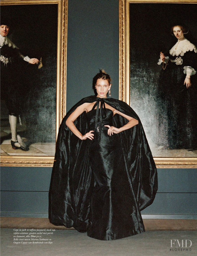 Bella Hadid featured in An evening at the museum, November 2019
