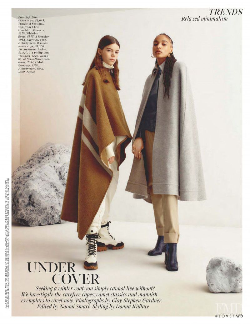 Nina Gulien featured in Trends, October 2019