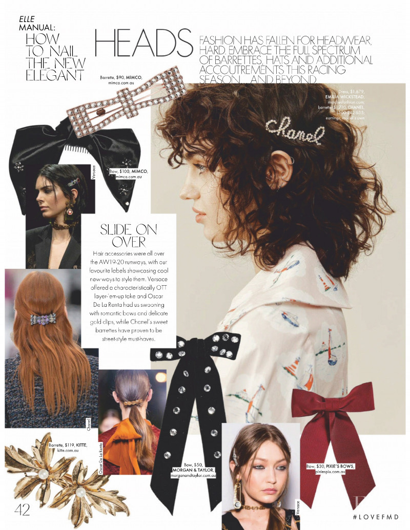 Ilana Davies featured in How to nail the new elegant, October 2019