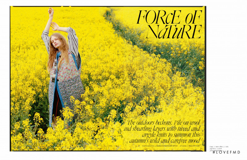 Anna Francesca featured in Force of Nature, October 2019