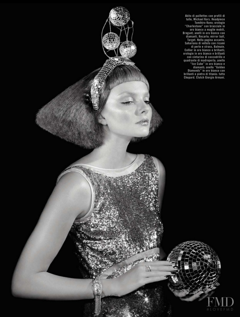 Eniko Mihalik featured in Glitter, October 2012