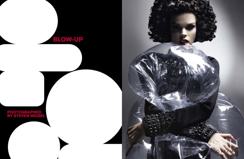 Meghan Collison featured in Blow Up, October 2012