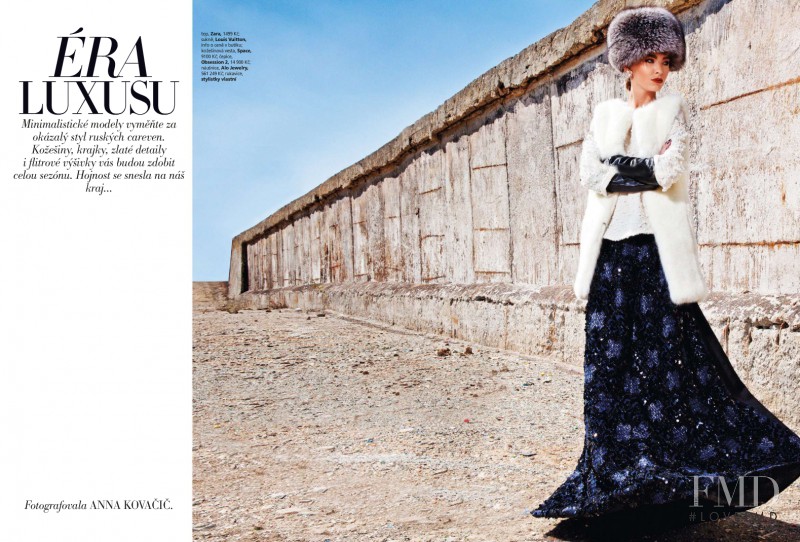 Adriana Mockovciakova featured in Éra Luxusu, November 2012