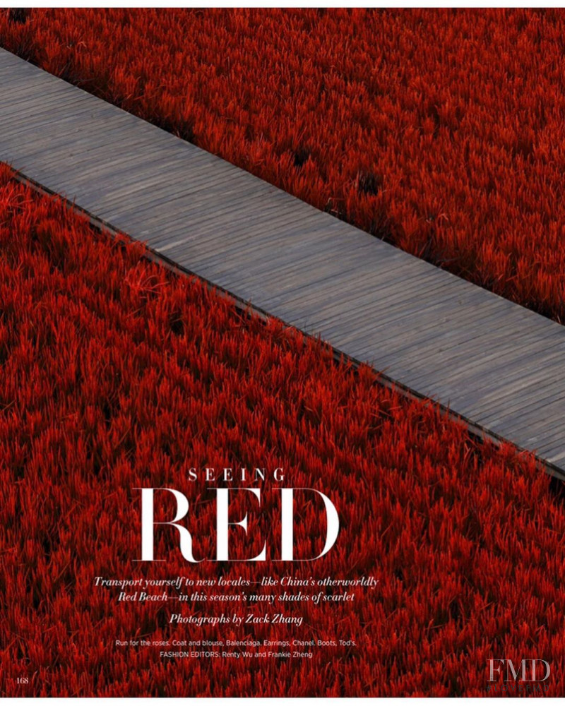 Sijia Kang featured in Seeing Red, November 2019