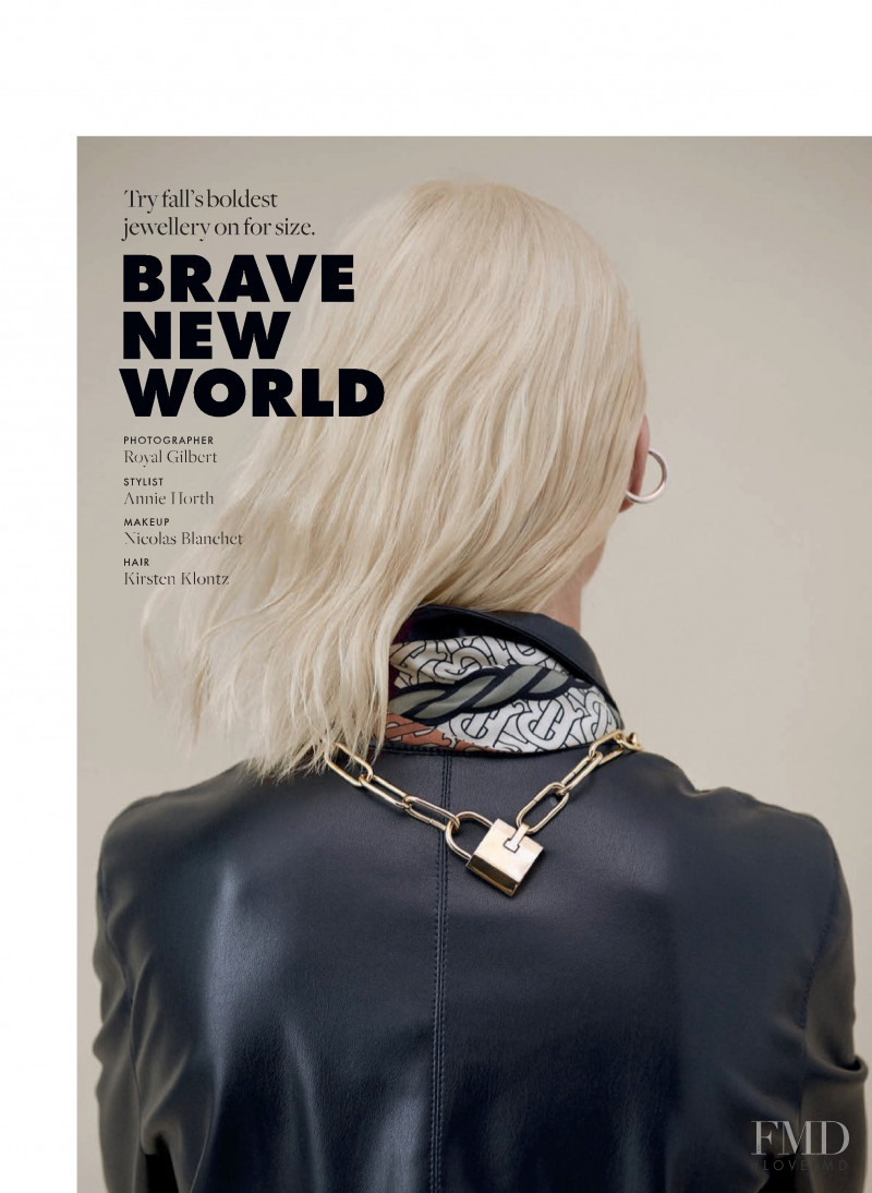 Tyg Davison featured in Brave New World, September 2019