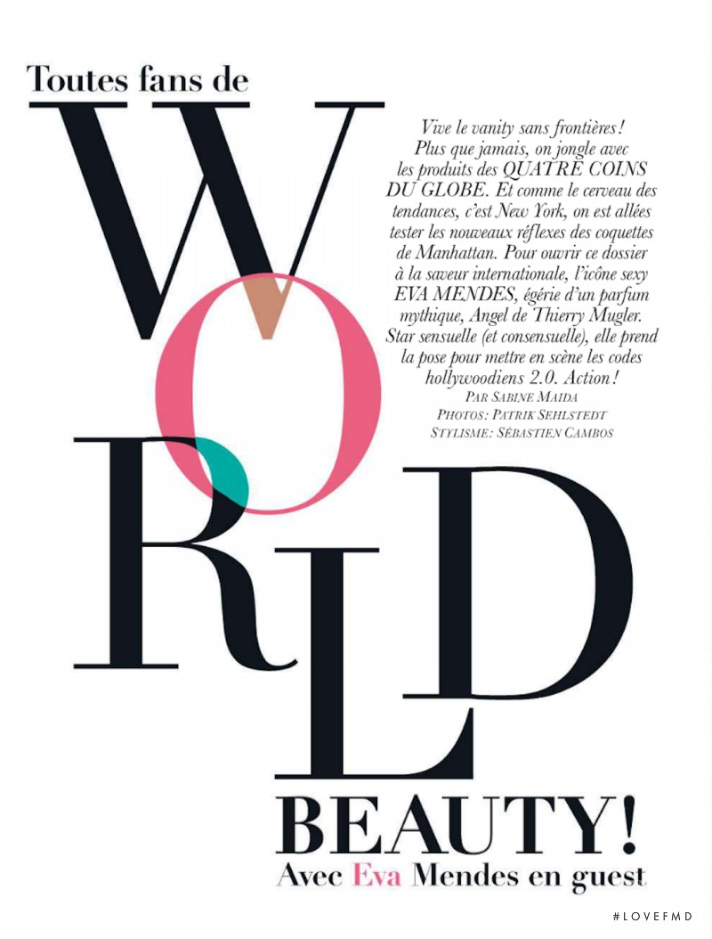 Toutes fans de World Beauty!, November 2012
