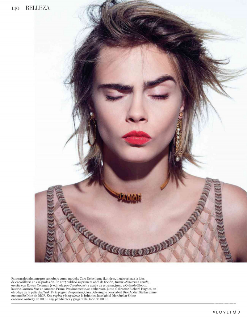 Cara Delevingne featured in Belleza, October 2019