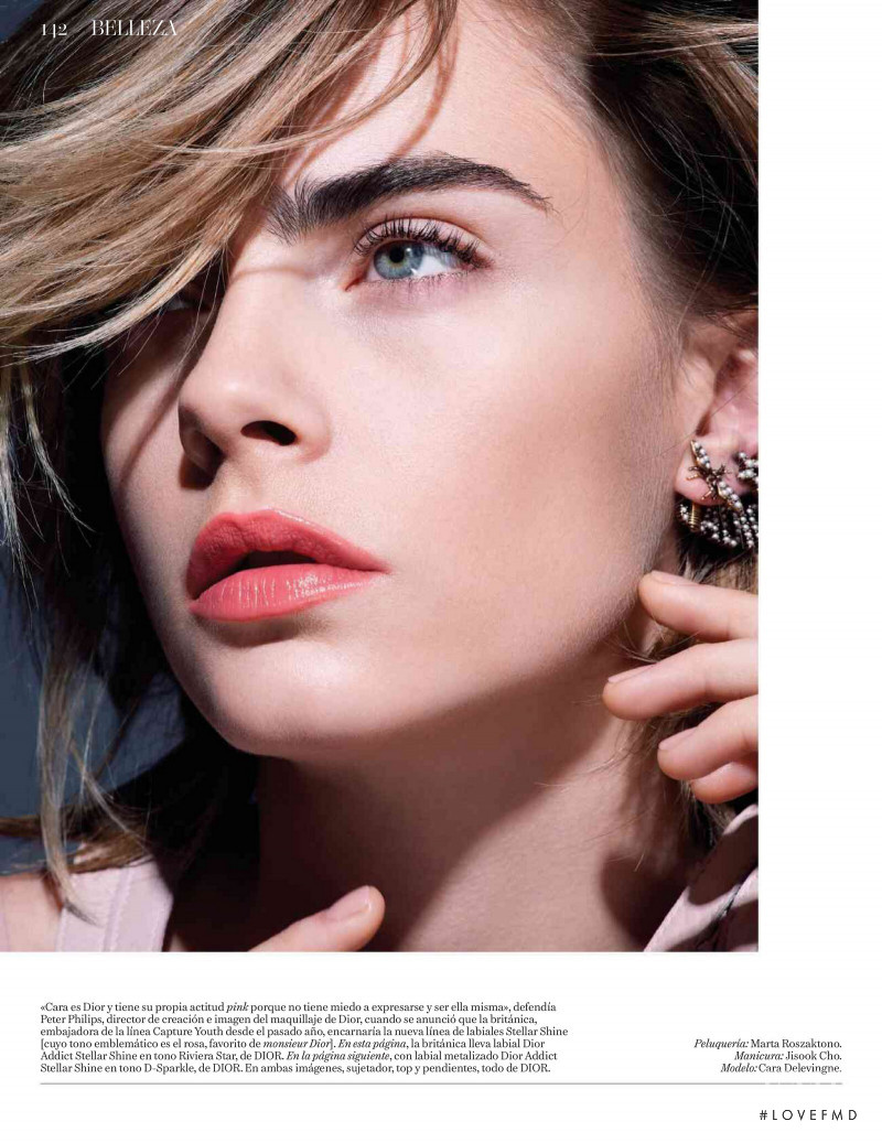 Cara Delevingne featured in Belleza, October 2019