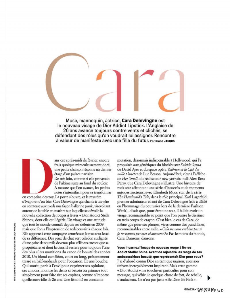 Cara, March 2019