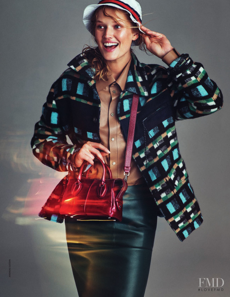 Toni Garrn featured in Bag Lady, November 2019