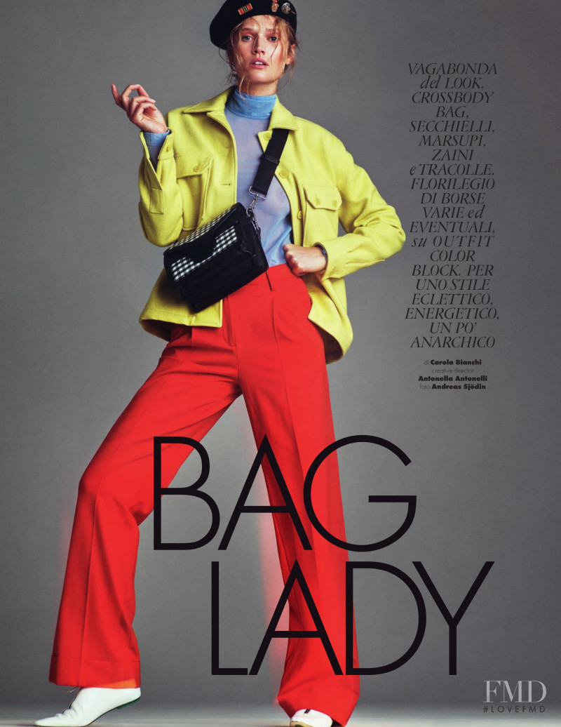 Toni Garrn featured in Bag Lady, November 2019